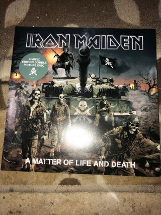 Iron Maiden A Matter Of Life And Death Limited Edition Double Picture Disc Lps