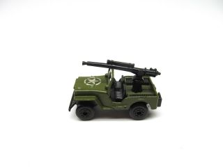 Matchbox Superfast Lesney No.  Ii Sleet And Snow Army Jeep