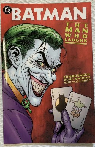Batman: The Man Who Laughs (2005) Ed Brubaker Dc Comics