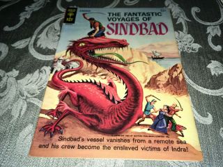 Fantastic Voyages Of Sindbad 1967 Gold Key Comic Book 1 Ck