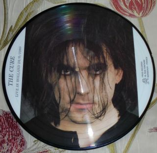 The Cure - Rare Picture Disc Lp.  - Live In Holland 24/5/1980 - Frog Records.
