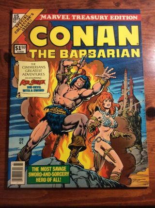 Conan The Barbarian 1977 Marvel Treasury Edition 15 Red Sonja Book