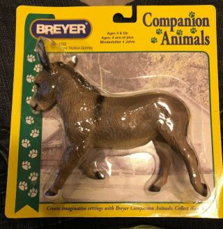 Breyer Mini Atore Sicilian Donkey Companion Animals Model 1522 Nib Misprint
