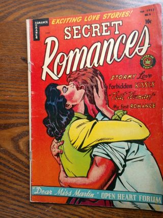 Secret Romances Comic 6 Vg