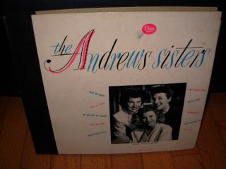 Andrews Sisters Self Titled (pop) 10 " Decca 458 - 5 X 78 Rpm