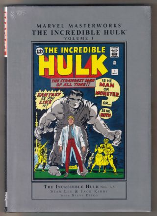 Marvel Masterworks The Incredible Hulk Vol 1 Hardcover Fs Hc Lee Kirby Ditko Mmw