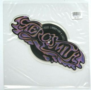 Aerosmith Dude Looks Like A Lady Shaped Vinyl Picture Pic Disc Logo