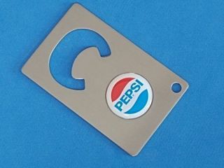 Pepsi Cola Logo Credit Card Bottle Opener 087