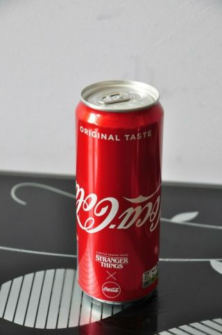 COCA COLA STRANGER THINGS limited edition not opened can from Poland 5