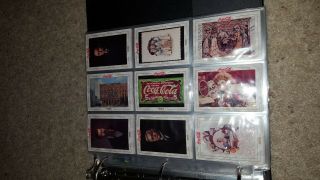 1993 - 1994 Series Coca Cola Trading Cards Santa Cards Caps Set