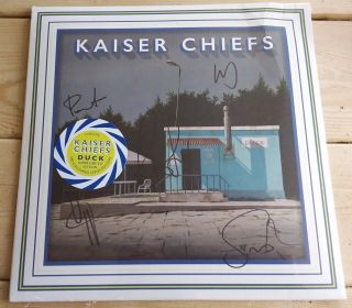 Kaiser Chiefs ‎– Duck - Limited Tri Colour Vinyl Record - Signed - Slight 2nd