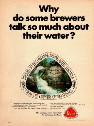 1965 Pearl Beer Brewing Company San Antonio,  Texas Advertisement Print Ad