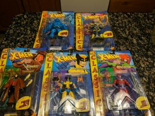 X - Men Classics Wolverine,  Gambit,  Magneto,  Beast & Cyclops