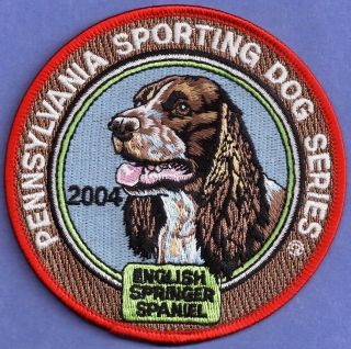 Pa Pennsylvania Fish Game Commission Sporting Dog English Springer Spaniel Patch