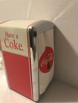 Vintage Coca - Cola ® 1992 Metal Napkin Holder Dispenser Have A Coke