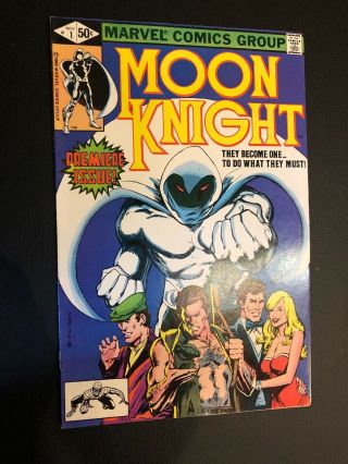 Moon Knight 1 (vf/nm) Origin 1980 - Issue,  1st Bushman