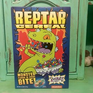 Reptar Cereal Box Fye Exclusive Rugrats Nickelodeon Collectible