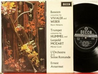 Sxl 6375 Wb Bassoon & Trumpet Concerti,  Ansermet,  Helaerts,  Cuvit,  Osr