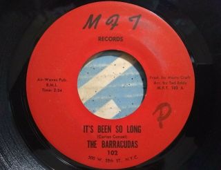 The Barracudas - It’s Been So Long / Affection - M.  F.  T.  102 - Rare