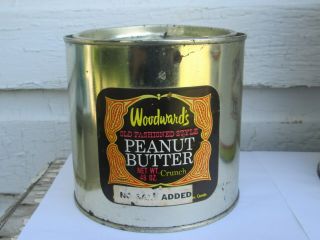 Vintage Paper Label Woodwards Peanut Butter Tin Vancouver Canada