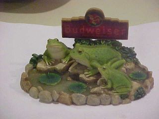 Budweiser Bud - Weis - Er Frogs.  Dated 1995.  Advertising Item