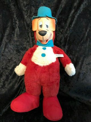 Vintage Huckleberry Hound 18 " Plush Stuffed Toy