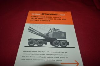 Brownhoist Diesel Electric Shovel Crane Dealer 