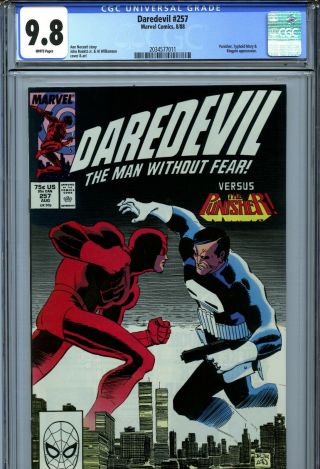 Daredevil 257 (1988) Marvel Cgc 9.  8 Punisher