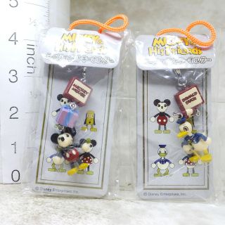 1h9813 Japan Anime Figure Key Charm Disney Mickey & His Friends