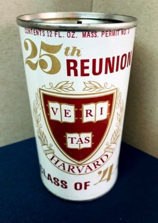 Carling Black Label Harvard Class Of 44 Reunion Bank Top Beer Can Usbc Ii 216 - 9