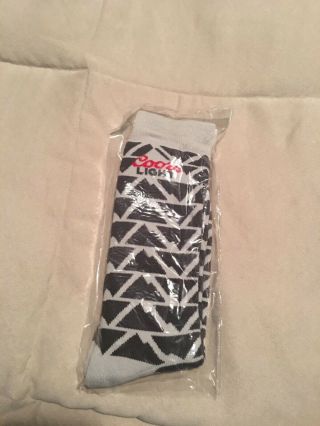 Coors Light Grey Color Rocky Mountain Socks