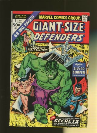 Giant - Size Defenders 1 Vf 7.  5 1 Book Dr.  Strange Hulk Namor Silver Surfer