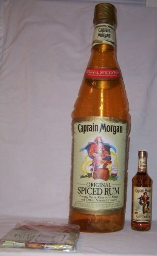 Captain Morgan Limited Edition Inflatable Blow Up Bottle 33 "