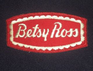 Betsy Ross Bread Uniform Patch - Sandusky,  Oh - 3 5/8 " X 1 7/8 " - 1950 