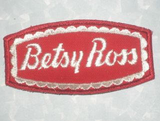 Betsy Ross Bread Uniform Patch - Sandusky,  OH - 3 5/8 