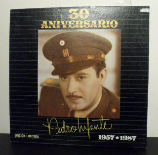 Pedro Infante | 30 Aniversario | 1957 - 1987 | Alevantate | 3 Lps Vg,  Hard Box