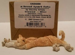 Country Artists - A Breed Apart - Clawed Mini - Orange Tabby Cat Figurine
