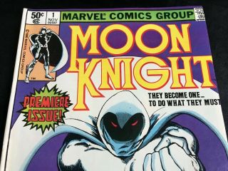 MOON KNIGHT 1 COMIC BOOK (MARVEL,  1980) BRONZE AGE, 2