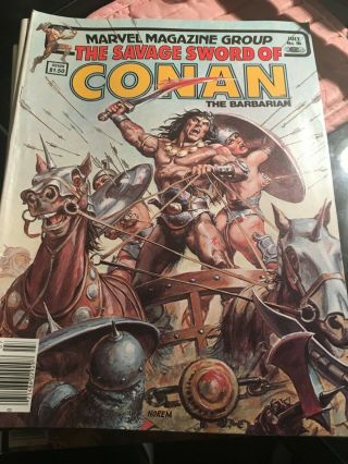 The Savage Sword Of Conan 90,  91,  92,  93,  94,