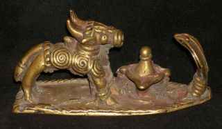 Naga And Shiva Lingam Traditional Indian Ritual Bronze Christmas Offer