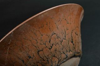 T2260: Chinese Pottery Brown glaze BOWL Pot Tea Ceremony 3