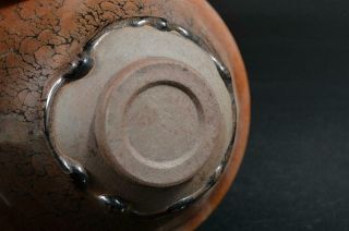 T2260: Chinese Pottery Brown glaze BOWL Pot Tea Ceremony 6