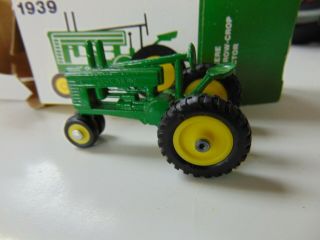 1939 John Deere Model - A Row - Crop Tractor Tractor Toy 1:64 565 Ertl