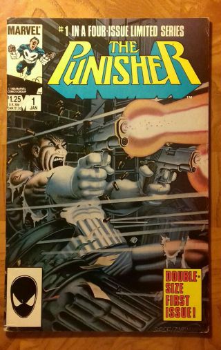 The Punisher " Limited Series " Complete Set 1 - 5 " Circle Of Blood " (jan 1986) Marvel