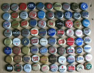 80 Most Different Most Obsolete U.  S.  A.  Old School Beer Bottle Caps