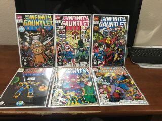 Marvel The Infinity Gauntlet Comic (1991) Issues 1 2 3 4 5 6