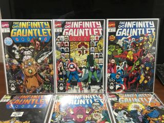 Marvel THE INFINITY GAUNTLET Comic (1991) Issues 1 2 3 4 5 6 2