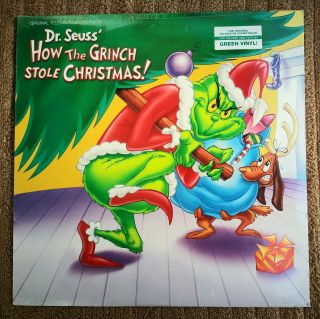 Dr Seuss How The Grinch Stole Christmas Green Colored Vinyl Lp Rsd 2013