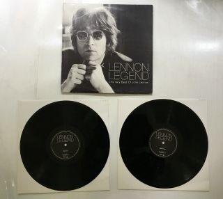 John Lennon - Legend (the Very Best Of) Uk Double Vinyl Lp 1997 Rare The Beatles