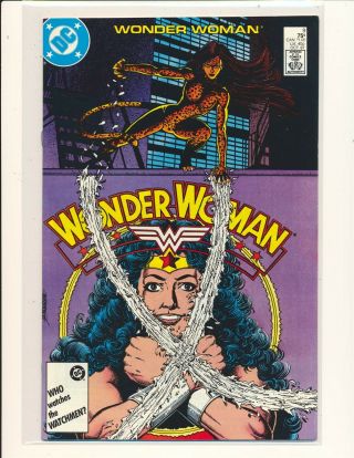 Wonder Woman Vol.  2 9 - Origin Barbara Minerva Cheetah Vf Cond.